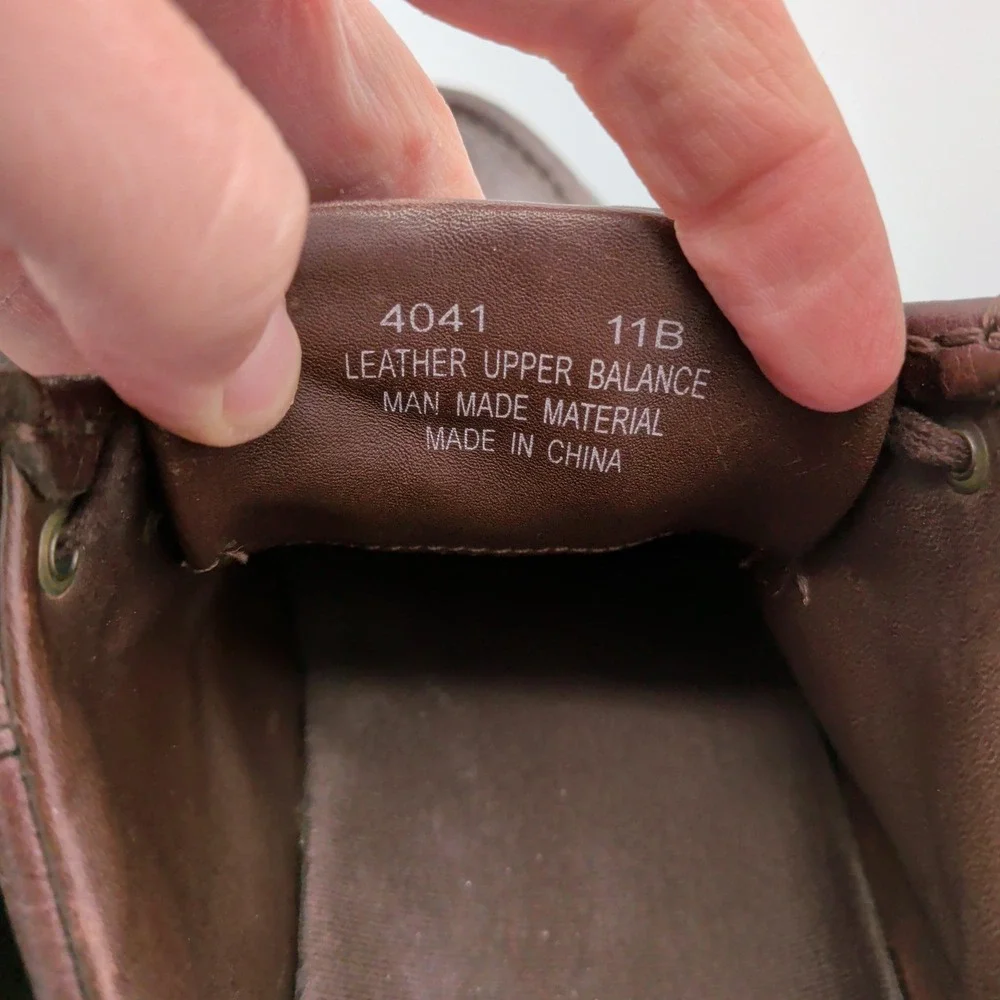 Red Wing 4041 Mens Brown Leather Moc Toe Oxford Work Shoes Size 11B Narrow